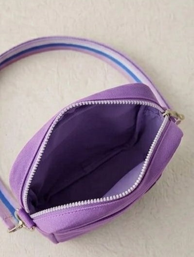 Lilac/grey Cross Body Bags