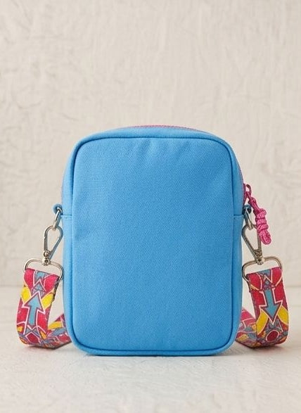 Blue/Pink Cross Body Bags