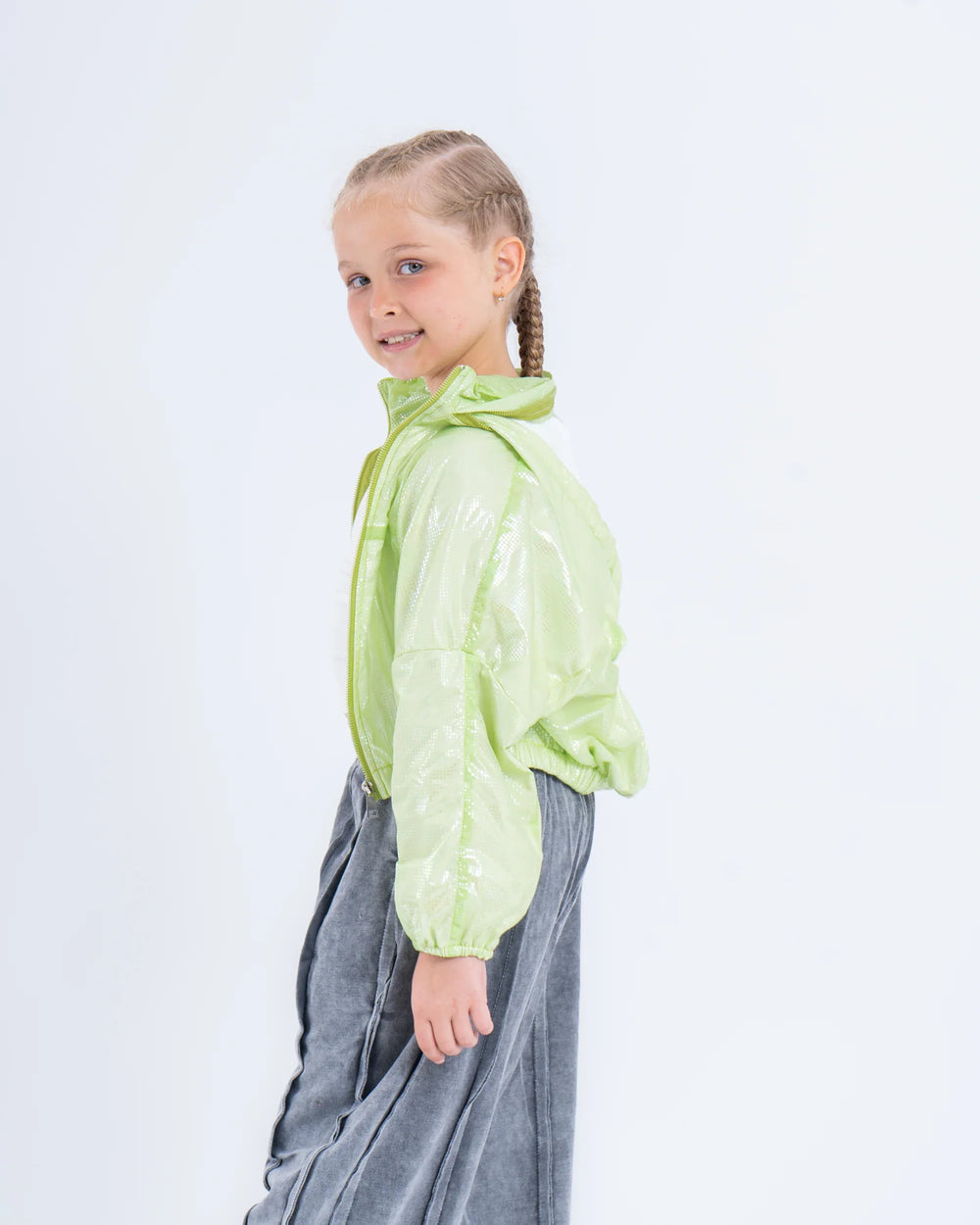 Convertible Metallic Nylon Jacket - Venti