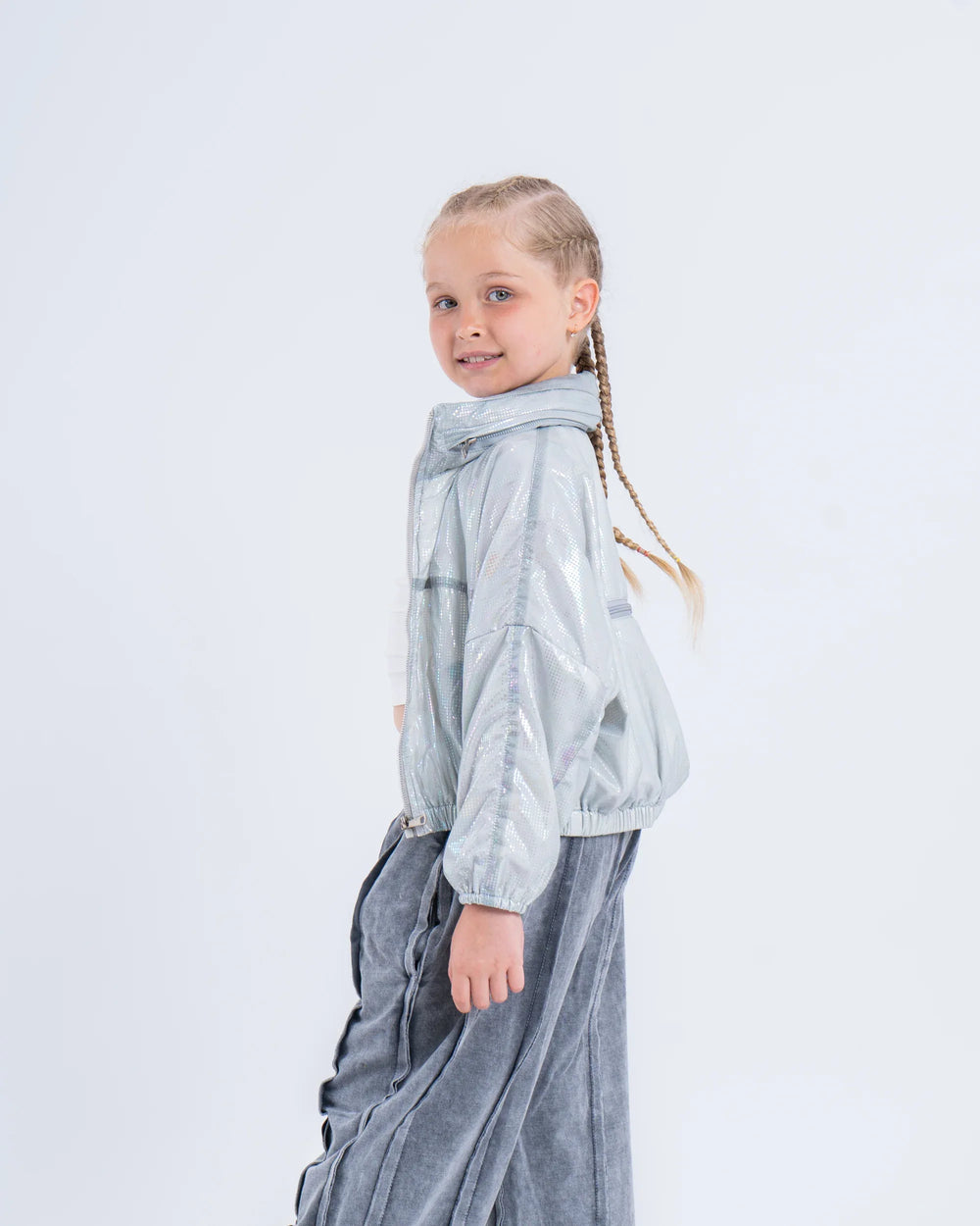 Convertible Metallic Nylon Jacket - Venti