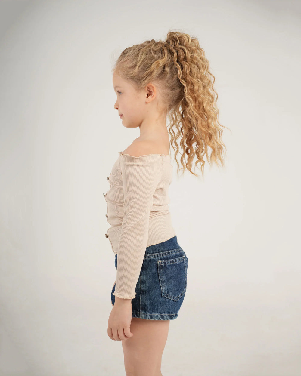 Button Off Shoulder Top - Venti