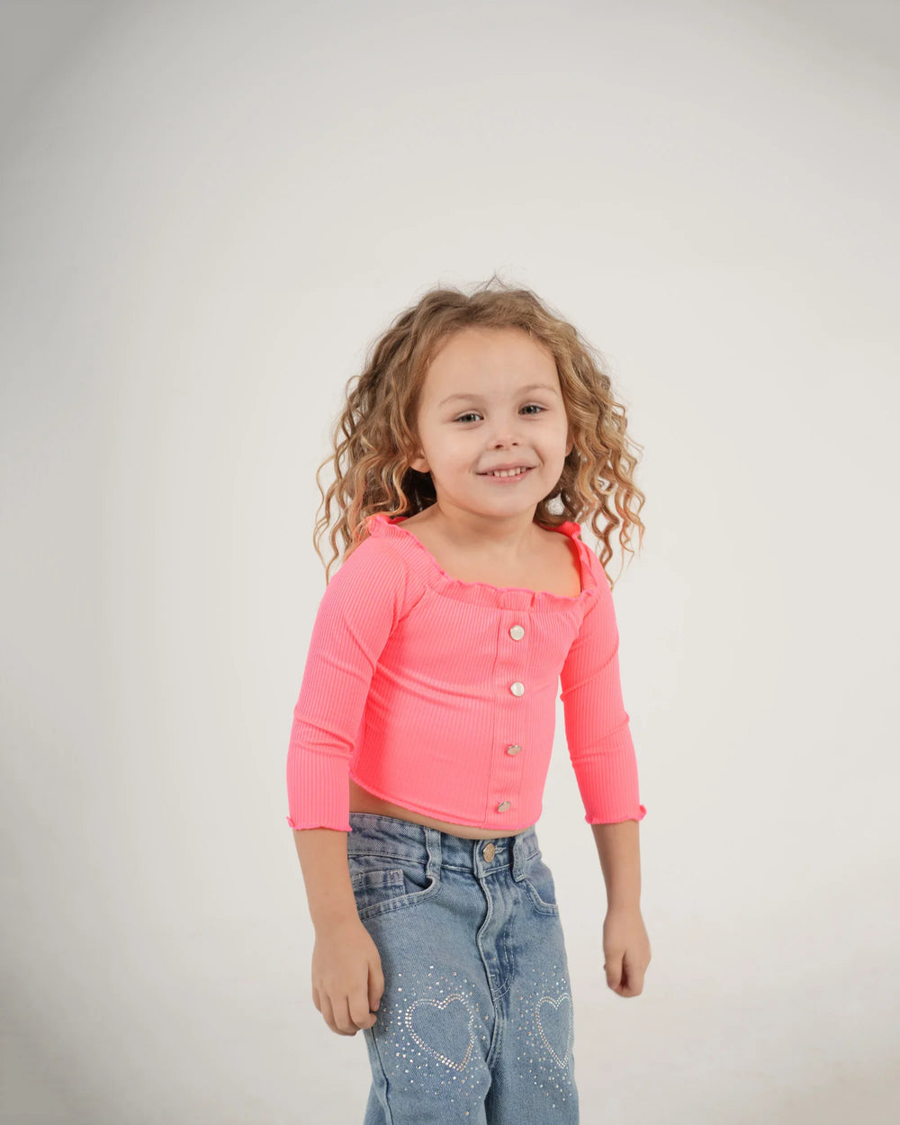 Button Off Shoulder Top - Venti