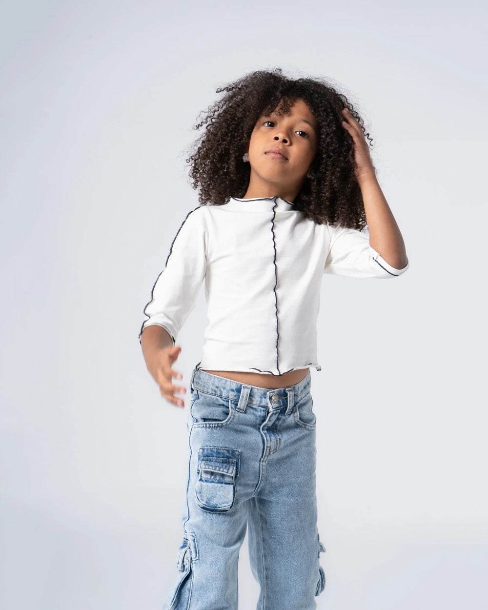 Contrast Stitch Top - Venti