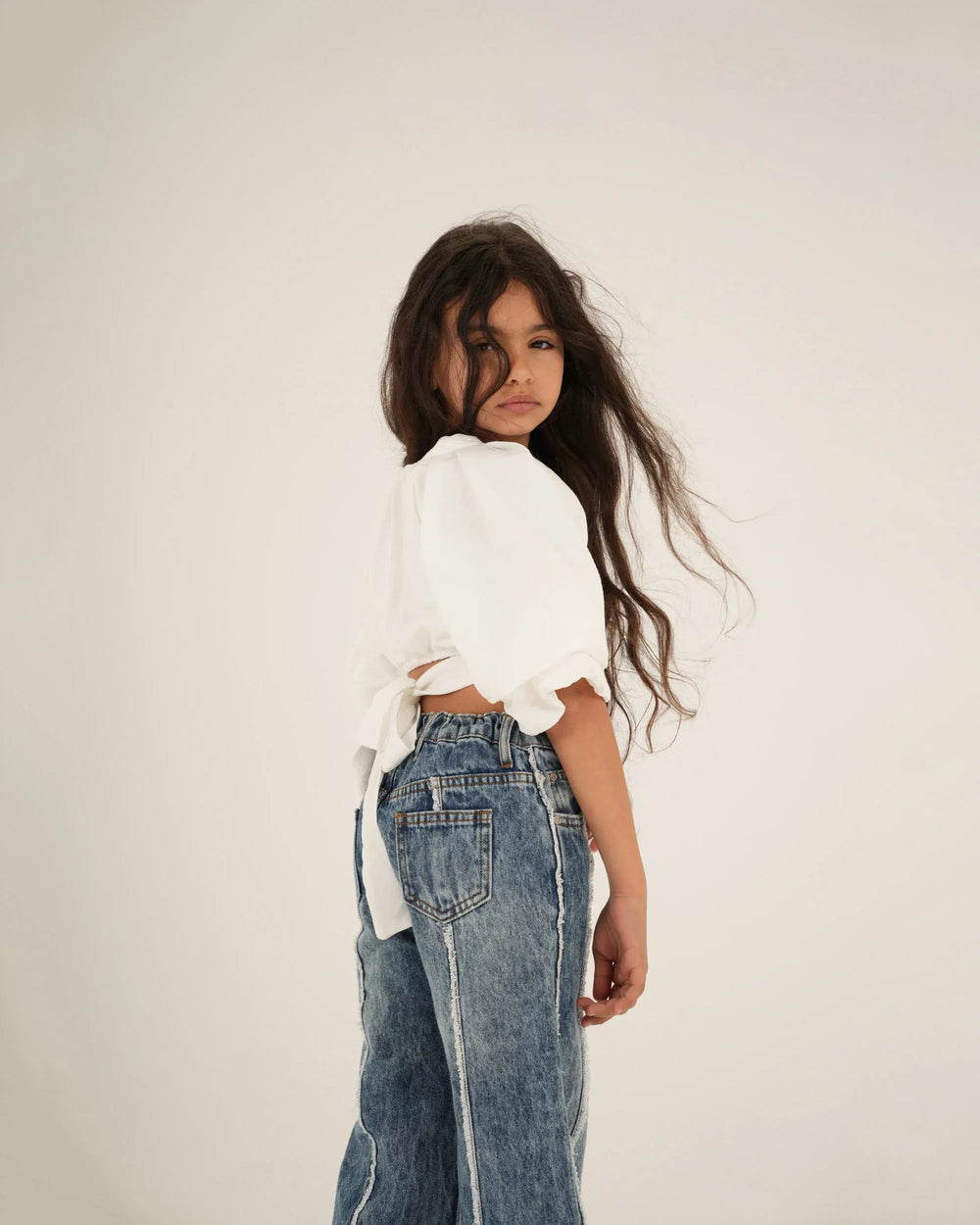 Cropped Belted Blouse - Venti