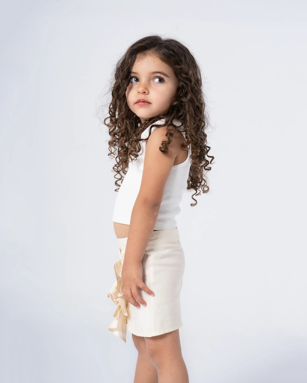 Diagonal Ruffle Skirt - Venti