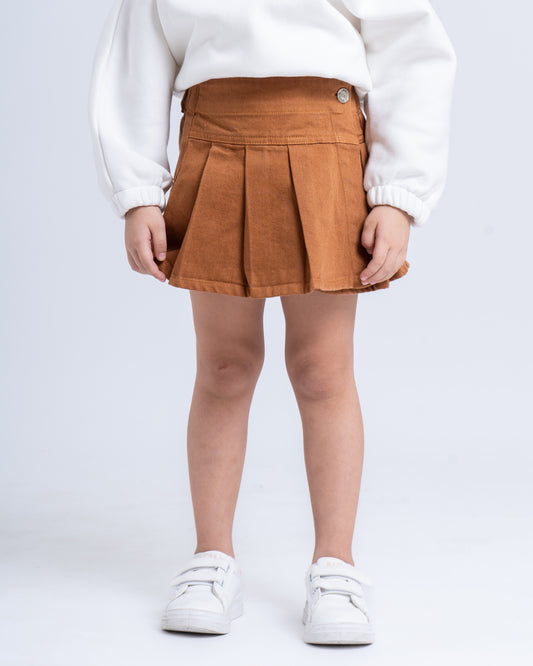 Pleated Skort