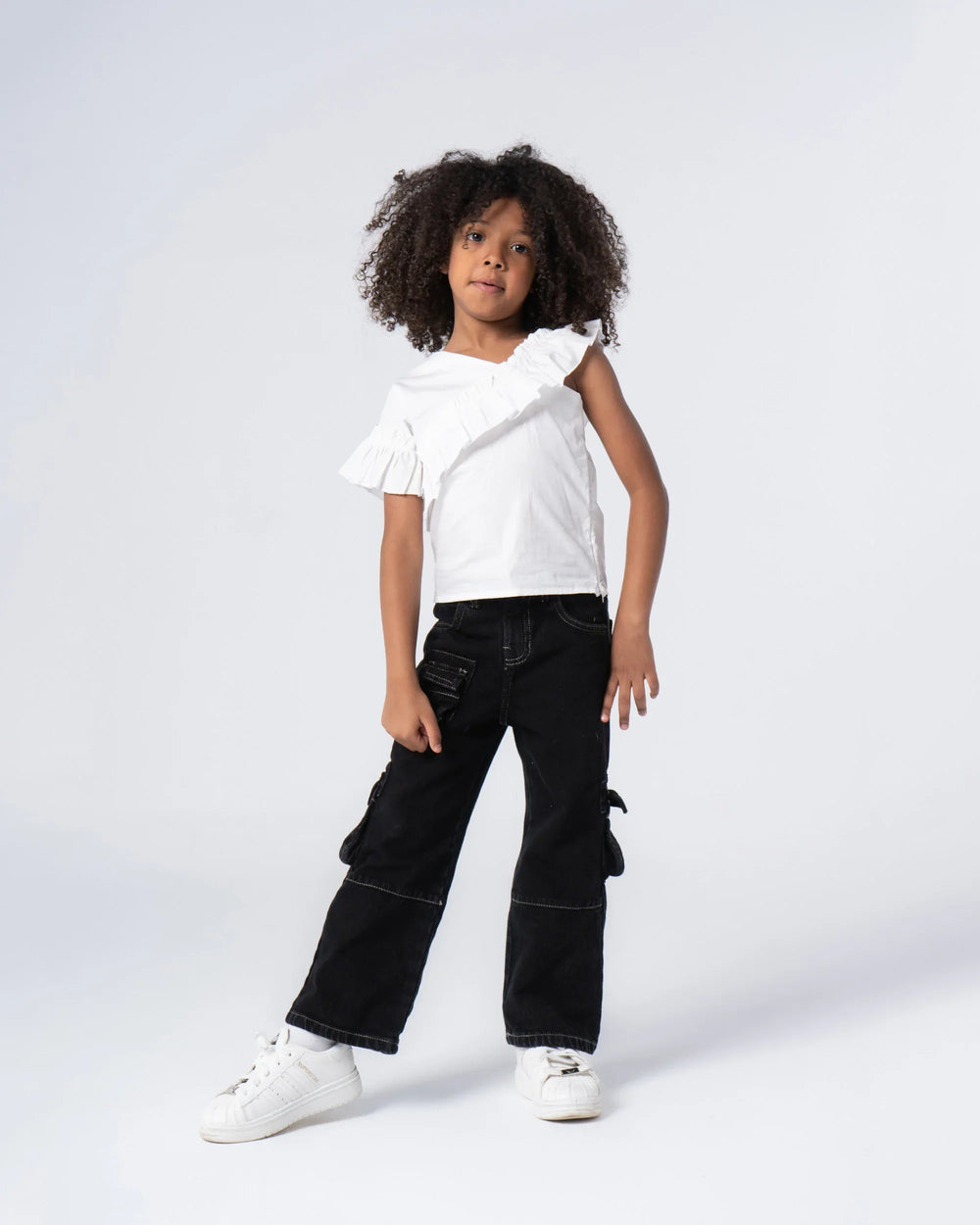 Denim Cargo Pants - Venti