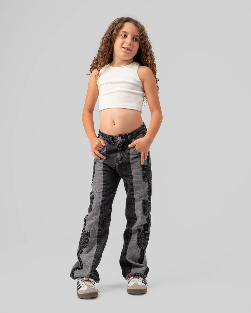 Denim Fade Pockets Pants - Venti