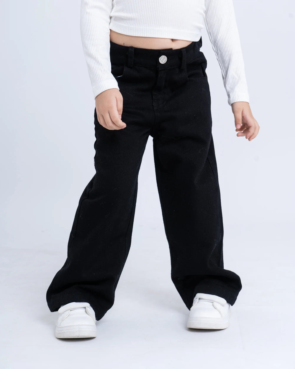 Wide Leg Denim Pants - Venti