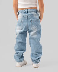 Denim Balloon Fit Pants