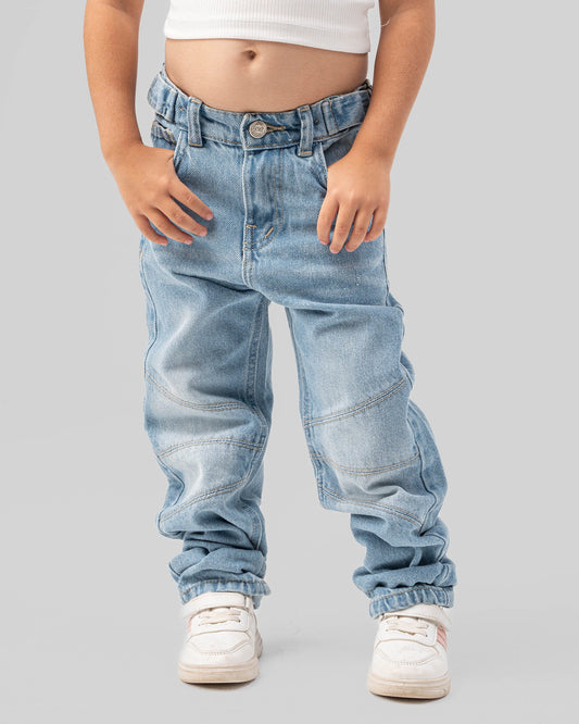 Denim Balloon Fit Pants