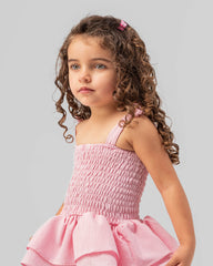 Smocked Ruffles Dress