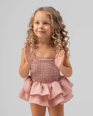 Smocked Ruffles Dress