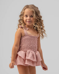 Smocked Ruffles Dress