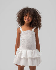 Smocked Ruffles Dress