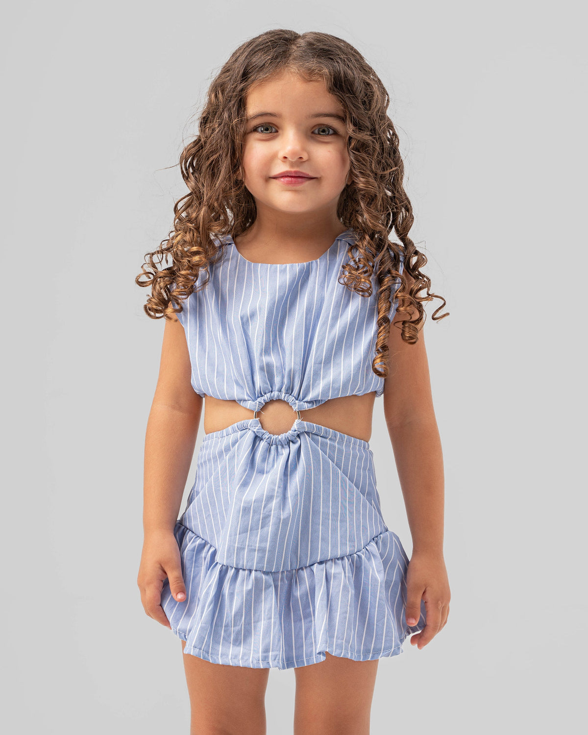 Striped Cutout Dress