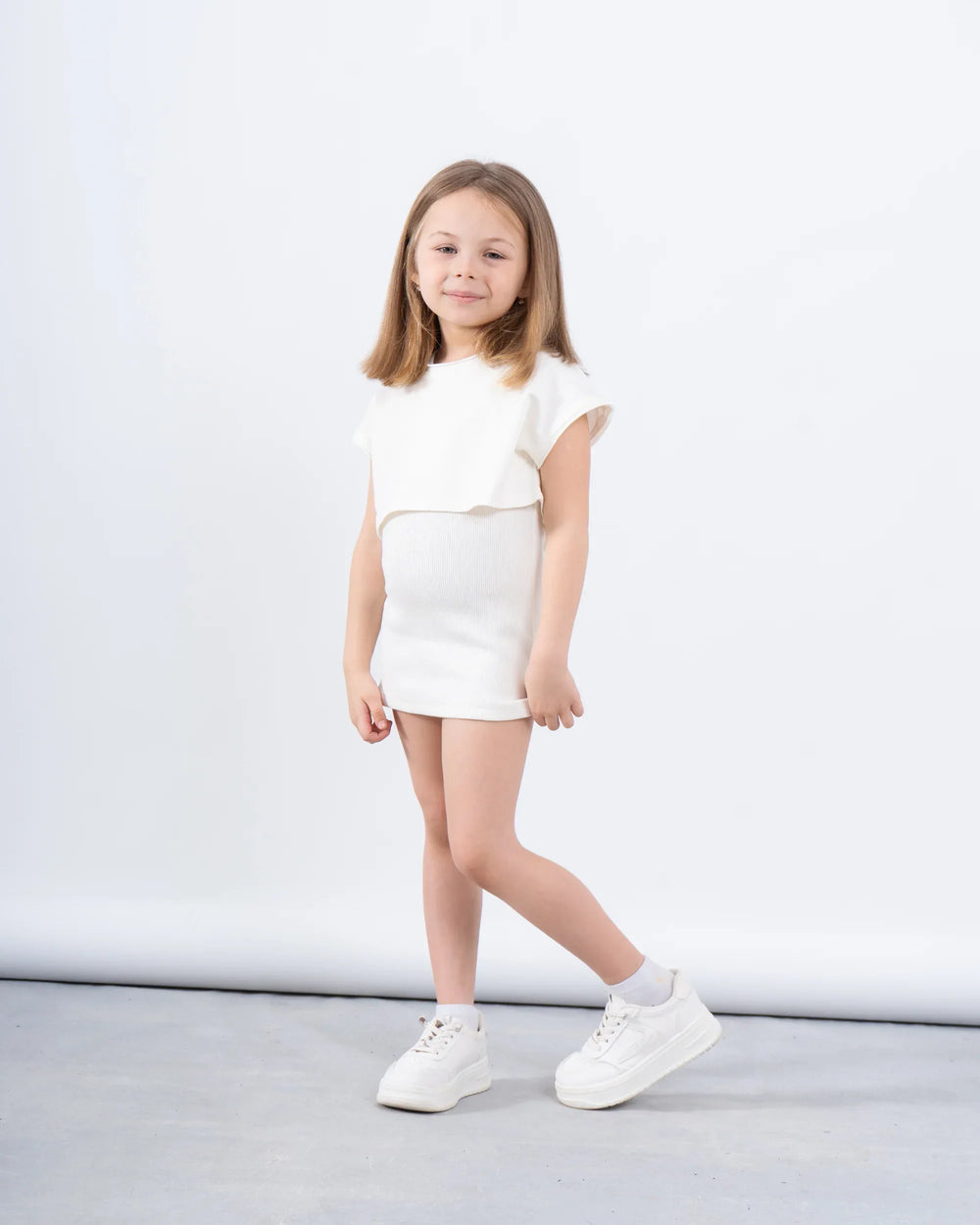 Ribbed Two-Piece Dress - Venti