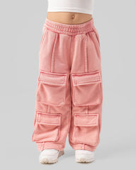 Acid Wash Cargo Pants