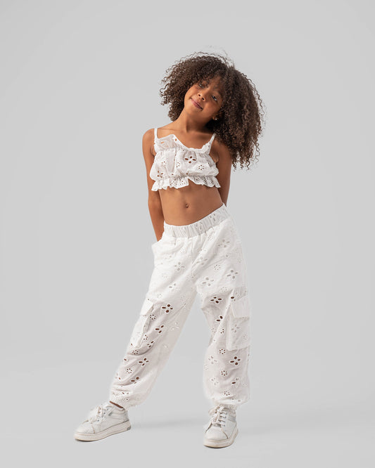 Eyelit Parachute Pants