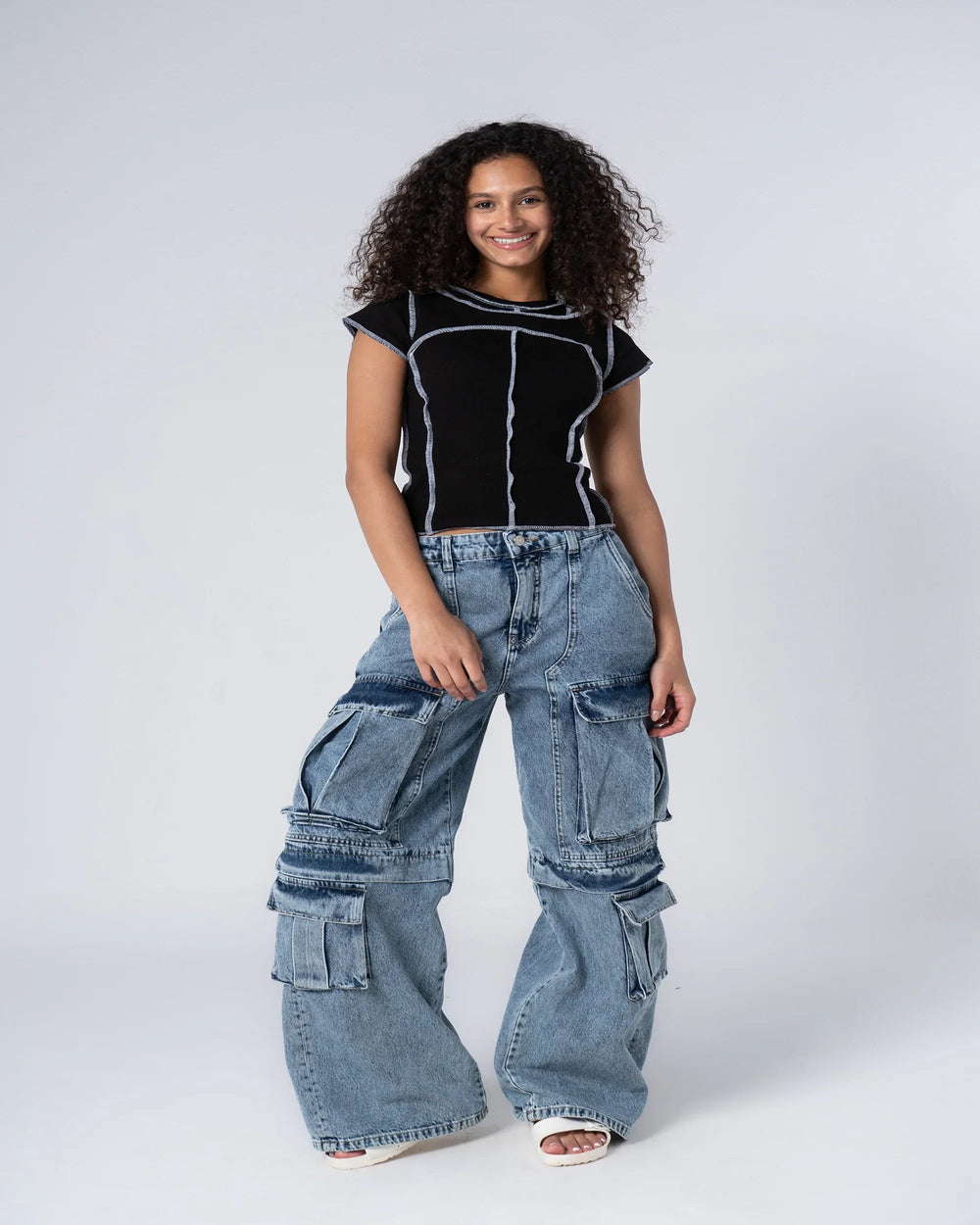 Contrast Stitch T-shirt - Venti