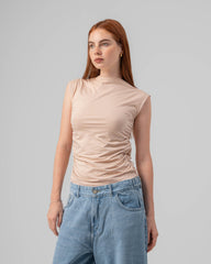 Basic Ruched Sides Top