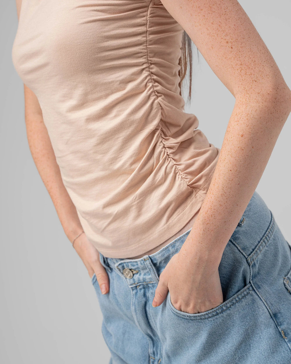Basic Ruched Sides Top - Venti