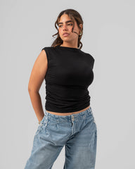 Basic Ruched Sides Top