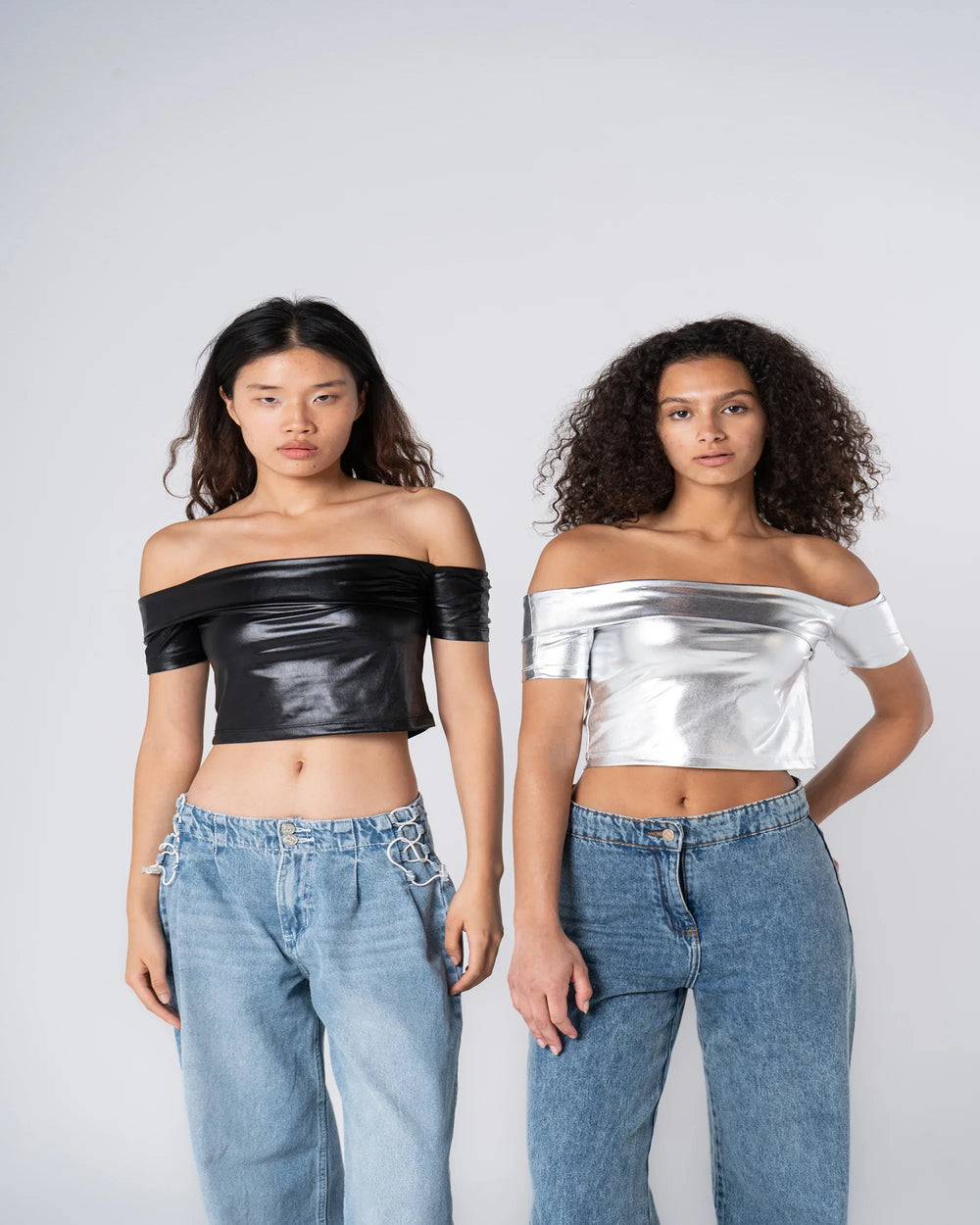 Metallic Off Shoulder Top - Venti