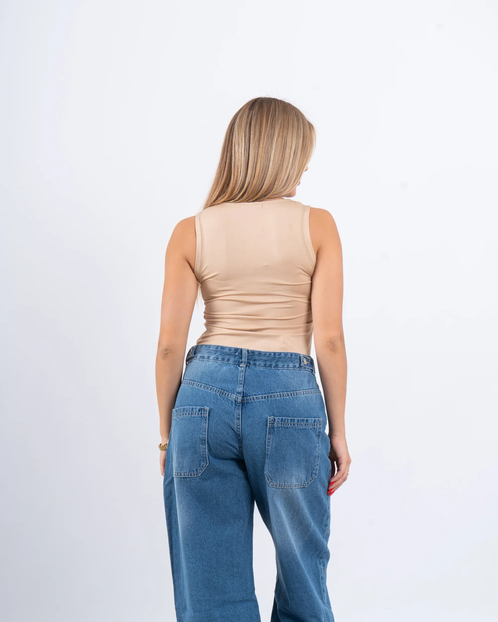 V-Neck Fitted Bodysuit - Venti