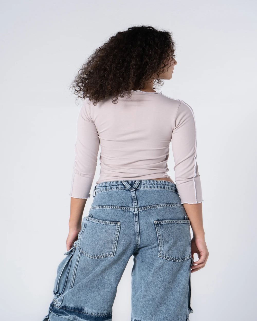 Contrast Stitch Top - Venti