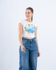 Graphic Print Crop T-Shirt