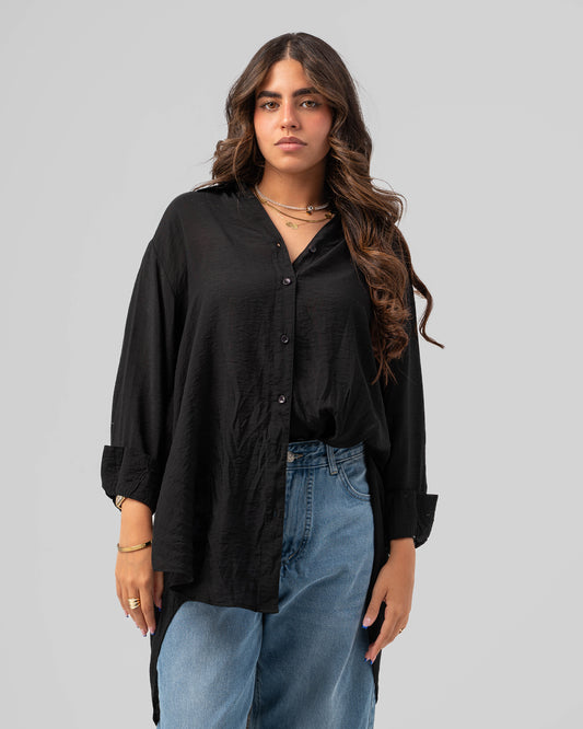 Oversized Linen Shirt