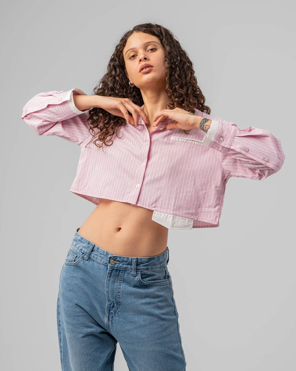 Striped Contrast Shirt - Venti