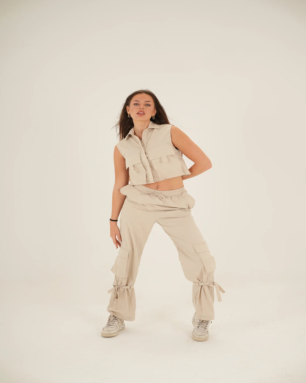 Cropped Oversized Vest - Venti