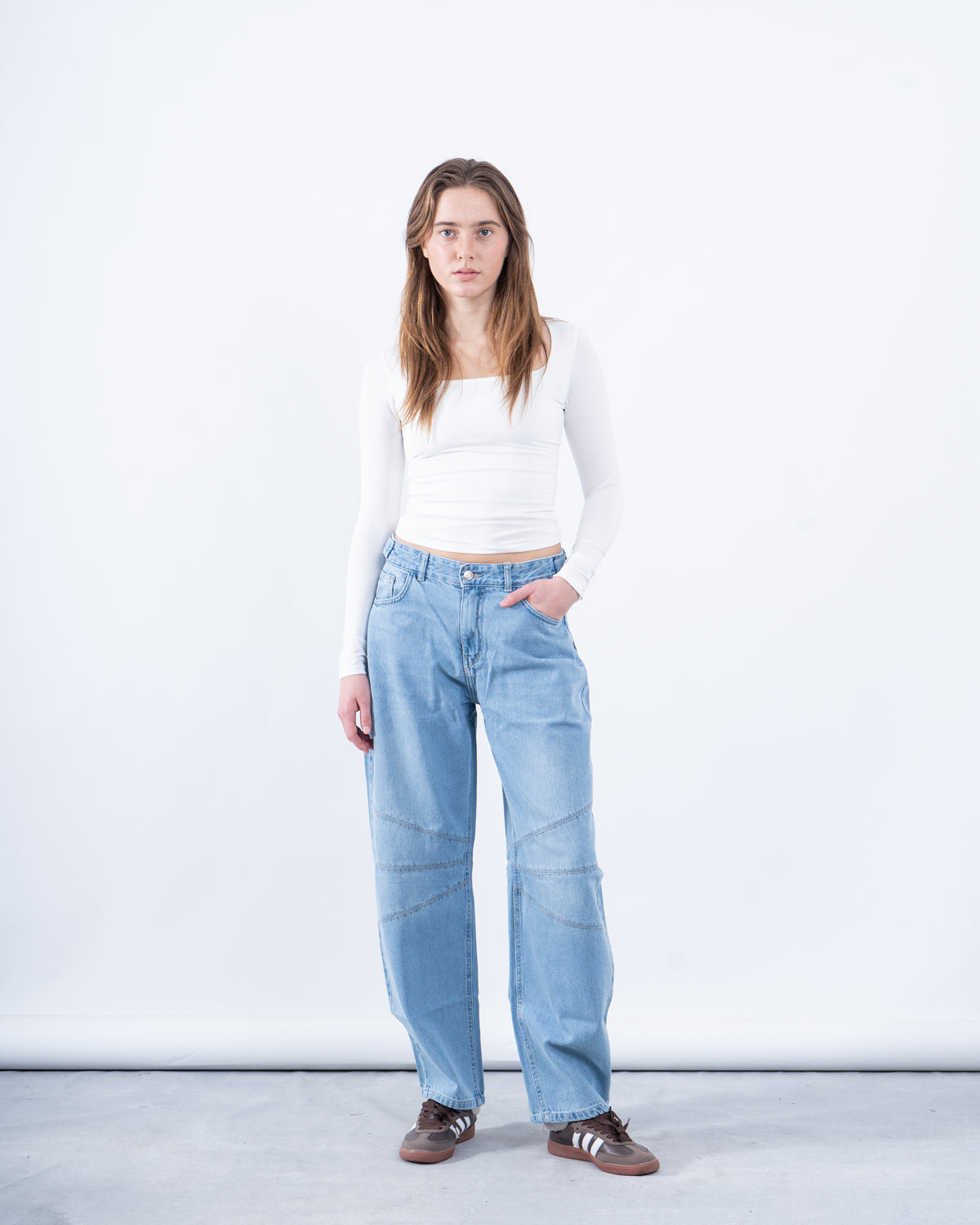 Relaxed Fit Denim Pants