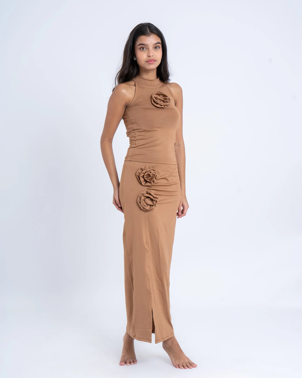 Floral Maxi Skirt Set - Venti