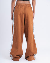 Wide Leg Twill Pants