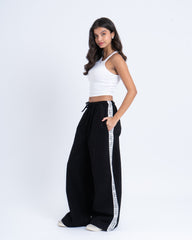 Wide Leg Twill Pants