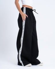 Wide Leg Twill Pants