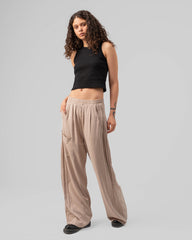 Pleated Side Pants