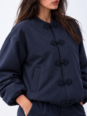 Women bomber jacket with