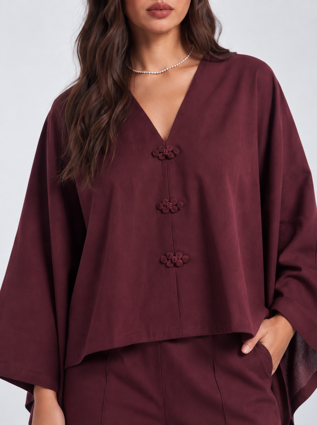Women cape with Chinese
