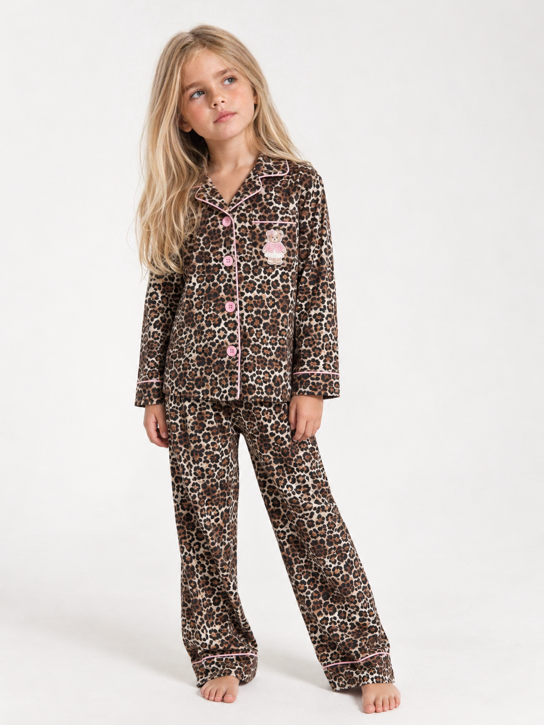 Girl animal print pj