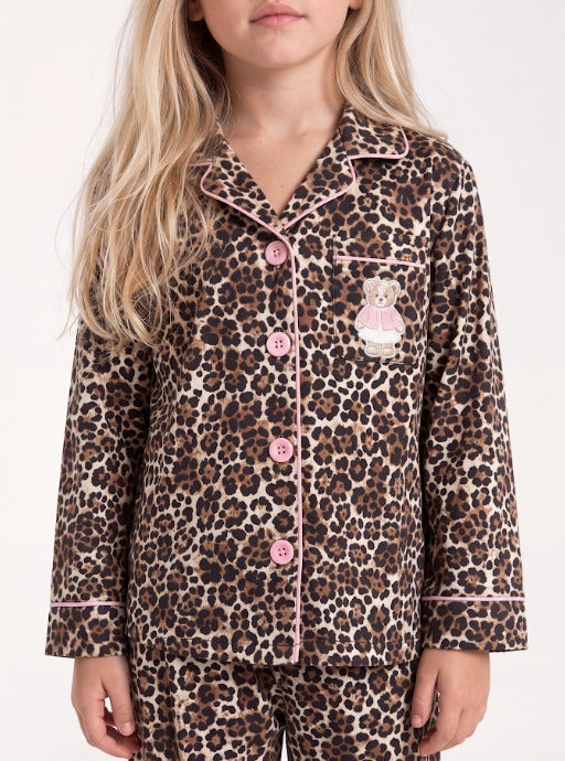 Girl animal print pj