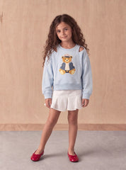 Kids "Midnight Pleats" Black Tennis Skirt
