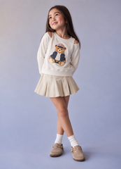 Girl pleats soft skirt