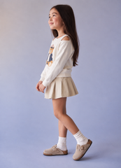 Girl pleats soft skirt