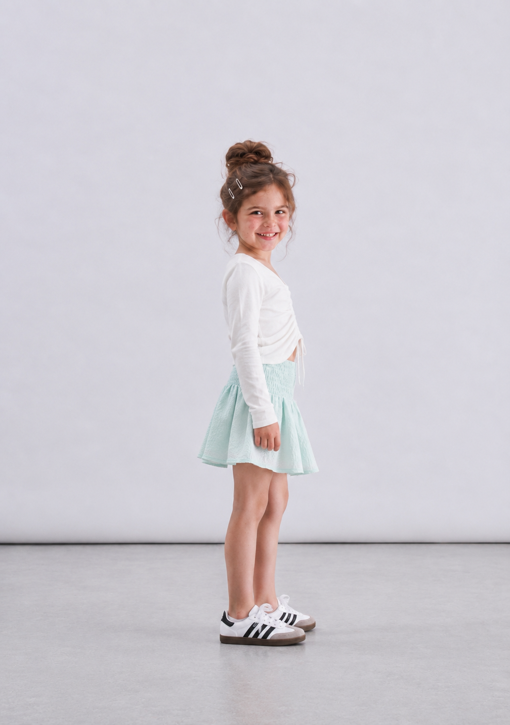 Girl drawstring top