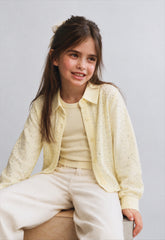 Girl sparkled two pcs shirt