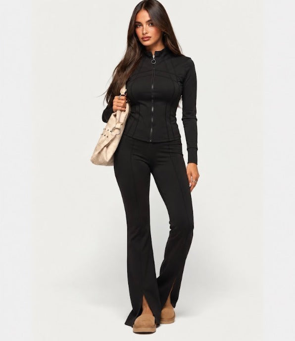 Teens zip up define jacket